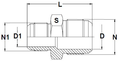 Stainless Steel 37 Degree Flare Reducing Unions